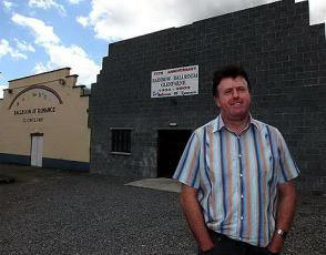 Sean McDermott outside the 'Ballroom of Romance' in Glenfarne, Co Leitrim.  Picture: James Connolly